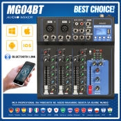 YAMAHA MG04BT Professional Audio Mixer with Bluetooth/USB/MP3/PC playback