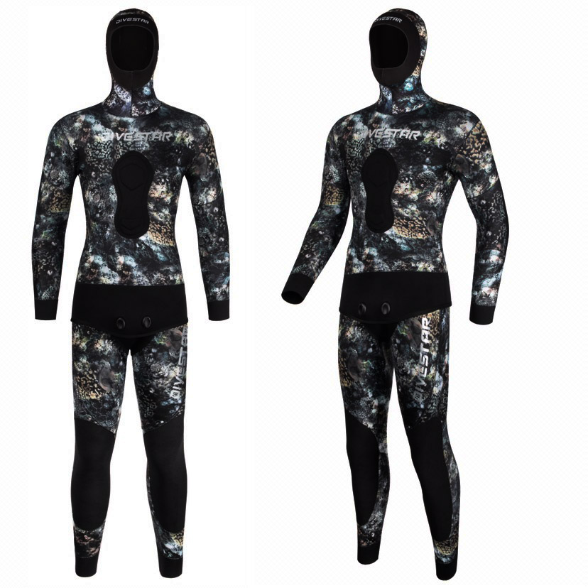 DIVESTAR 3MM Open-cell Yamamoto Wetsuit Diving Set