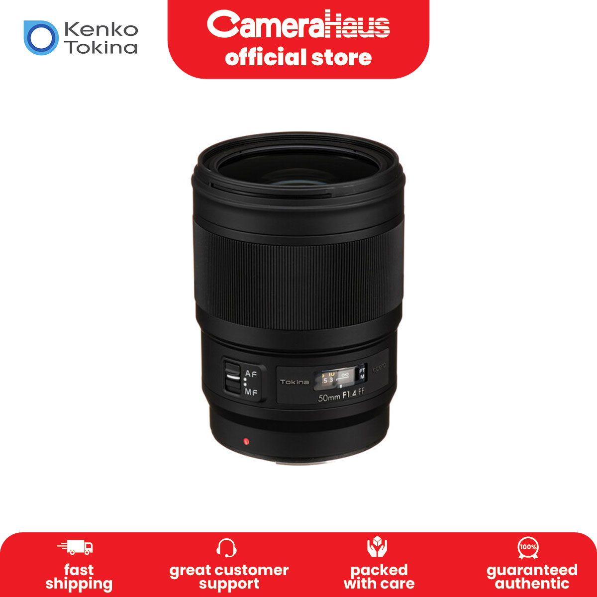 Tokina opera 50mm FF Lens for Canon EF Automatic With Manual