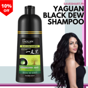 YAGUAN Natural Black Hair Shampoo: 5-Minute White-to-Black Transformation