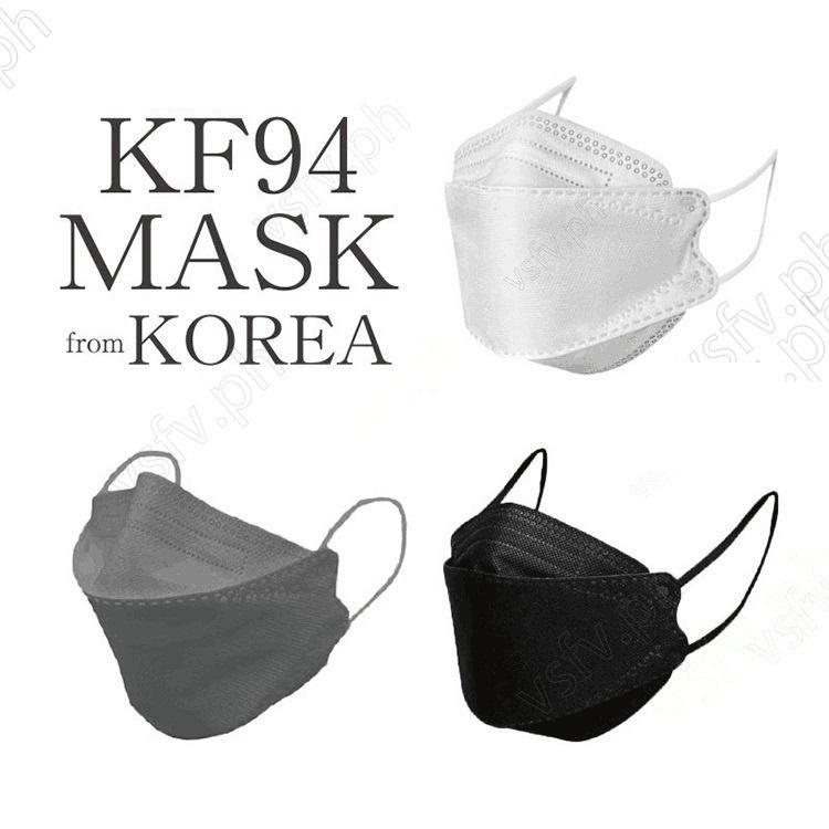 KF94 Korean10Pcs Face Mask Nonwoven Protection Filter KN94 Anti Viral