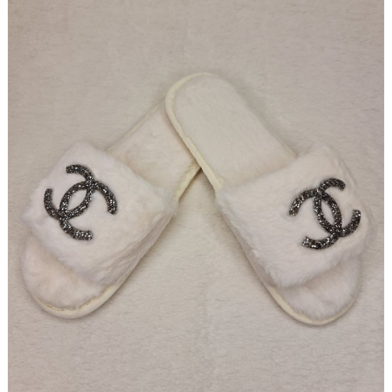 Shop Chanel Fur Slippers online 