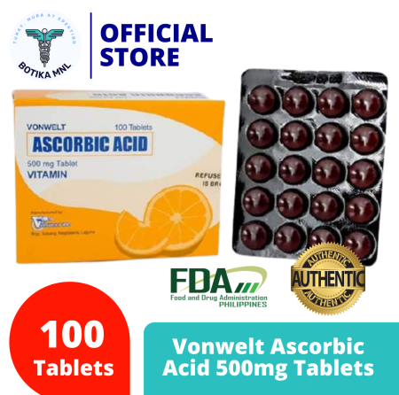 Vonwelt Ascorbic Acid 500mg Vitamin C