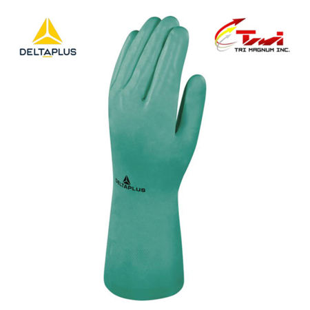 Delta Plus Nitrile Chemical Resistance Gloves, Silicone-Free
