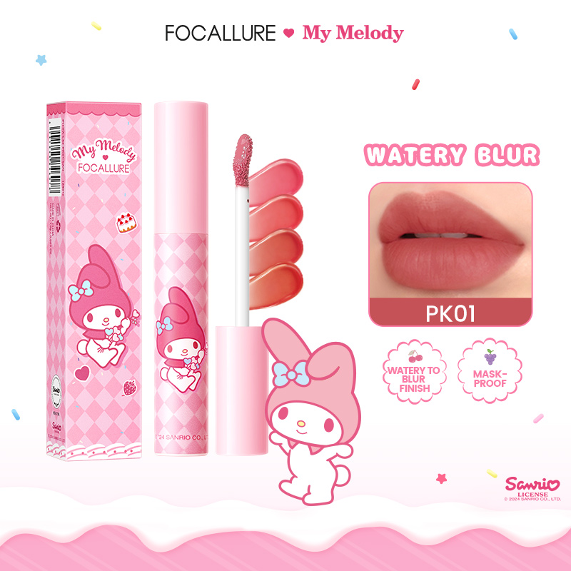 Discount on Focallure  shoes - SKU: Focallure X Sanrio Watery Blur Matte Lip Tint Watery To Blur Mask Proof Moisture lightweight Non-sti
