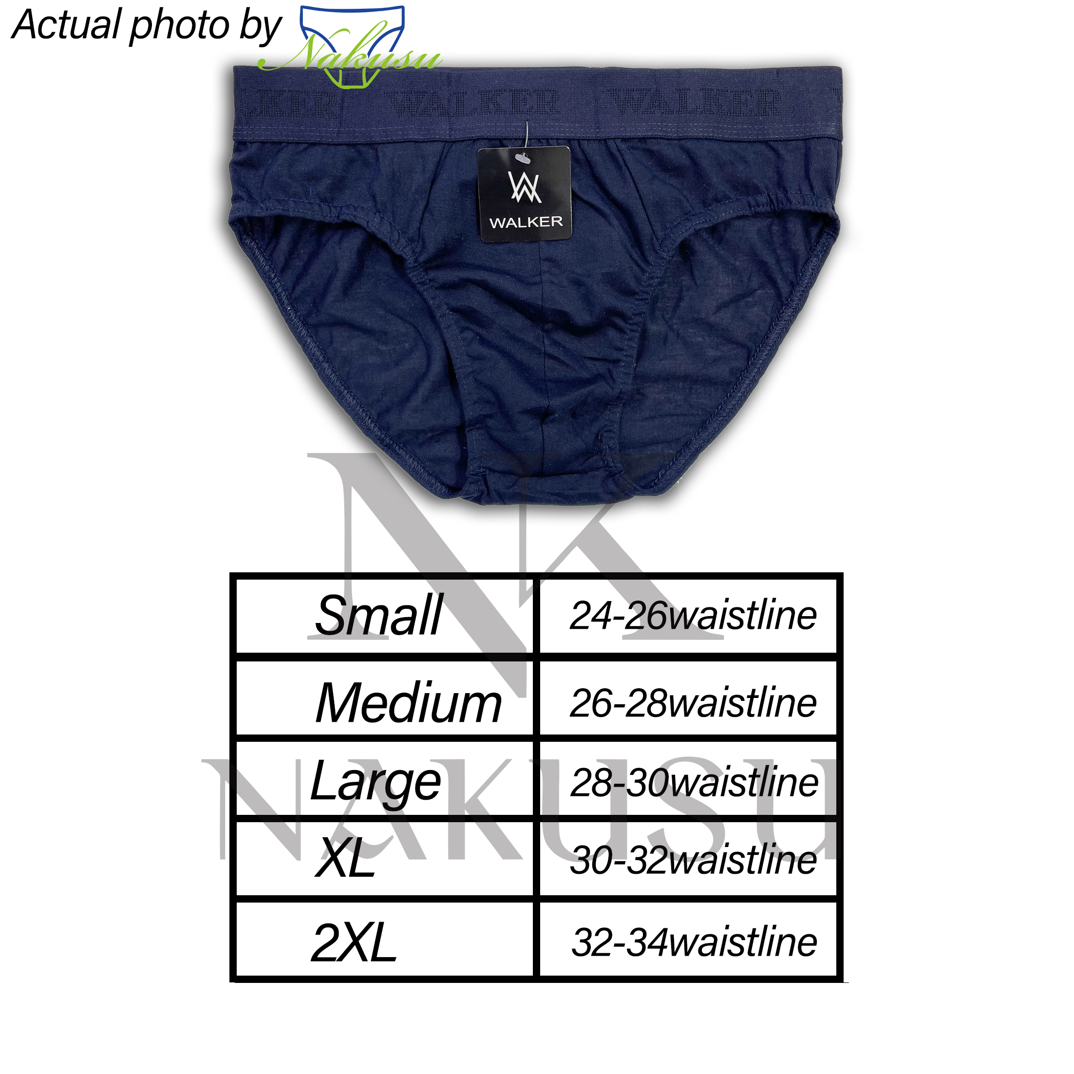 Poposy 3Pieces Per Pack Ken Underwear Cotton High Quality Briefs