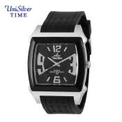 UniSilver TIME Kandy Krushhh Unisex Black Rubber Watch