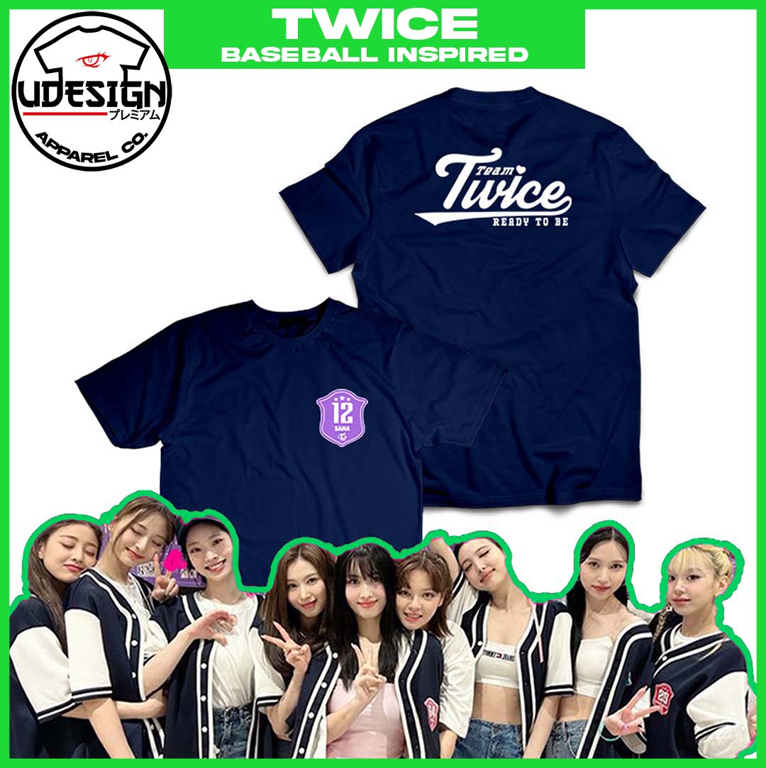 Camisa de Baseball Jersey Twice Membros