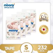 Moony Natural Baby Diaper  Small  - 232 pcs