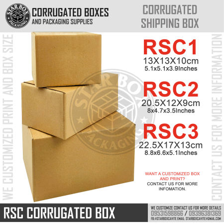 Starbox Kraft Corrugated Shipping Box - Per Piece