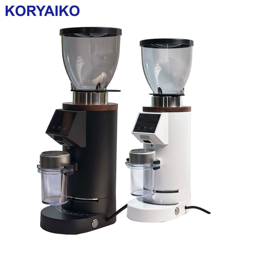 Gemilai CRM9016 LED Commercial Espresso Coffee Bean Grinder 64MM Flat Burr  – Coffee Machine BN