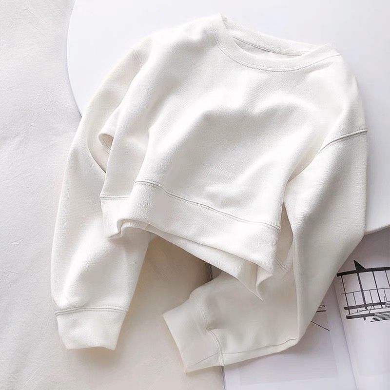 Sexy Cotton Crop Top Sweater For Women