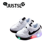 JUSTSL 2023 Kids LED Light Shoes - Fashionable and Casual