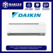 Daikin 1HP Premium Split Non-Inverter Air Conditioner FTN25AXVL9