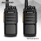 Baofeng T99 Plus Walkie-Talkie Set with USB Charging