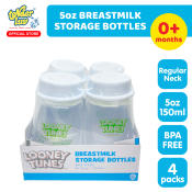 Looney Tunes Breastmilk Storage Bottle - 4X 5oz / 150ml