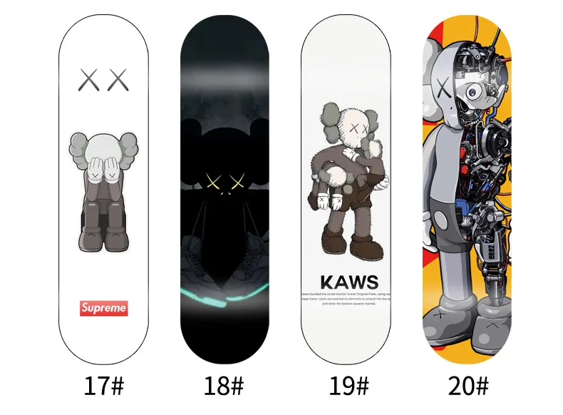 kaws supreme skateboard