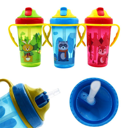 Portable BPA-Free Baby Cup with Straw and Handle, Child-friendly