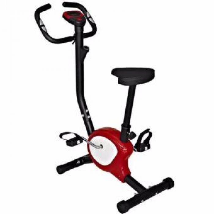 red exercise bike