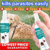 DEVNEN 100ML Tick and Flea Spray for Dogs and Cats