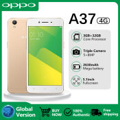 OPPO A37 2022 Smartphone - Full Screen, Dual Camera, Fast Charging