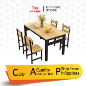 Topehome 4-Seater Dining Set