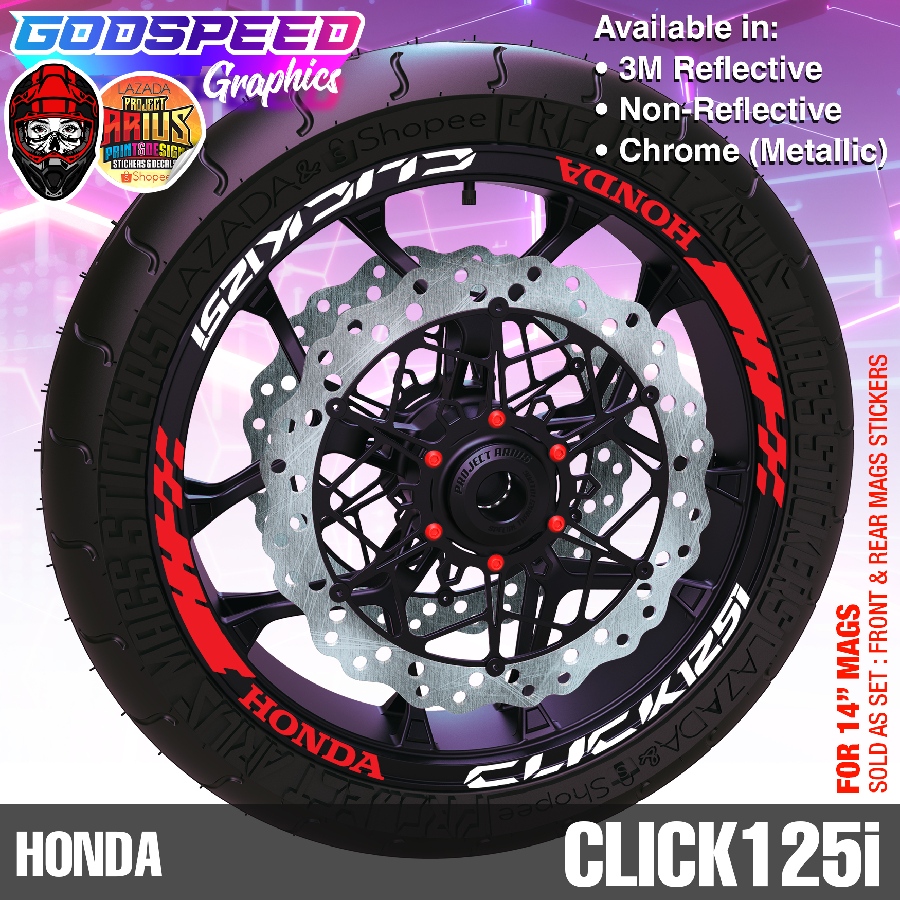 Shop Honda Click 125i Carbon Body Parts online | Lazada.com.ph