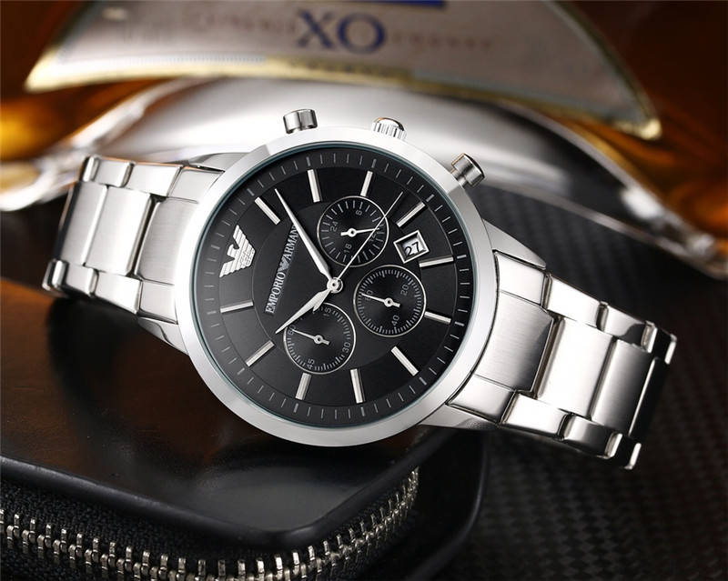 emporio armani watch waterproof