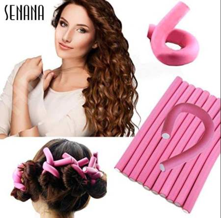 SENANA Soft Foam Bendy Twist Curls Hair Rollers (10PCS)