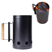 Outdoor BBQ Chimney Starter - Charcoal Ignition Tool