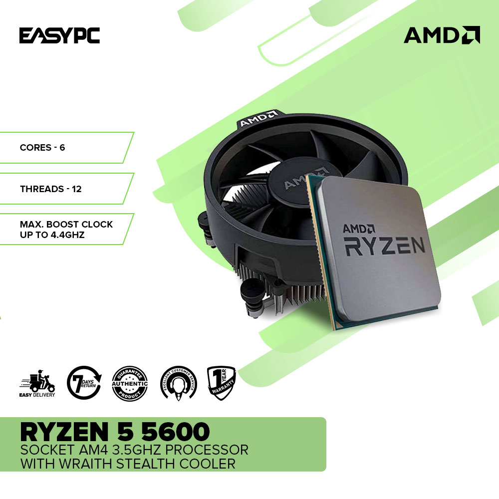 PCパーツ AMD Ryzen 7 5700x with wraith cooler AMD Ryzen 5700X Cooler Fan Wraith Stealth 4 PIN PWM Can
