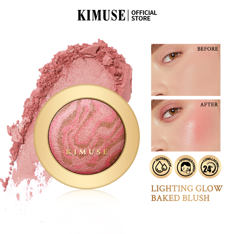 Discount on Kimuse  shoes - SKU:  Lighting Glow Baked Blush Long-Lasting & Waterpro