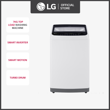LG 7kg Top Load Washing Machine with Smart Inverter
