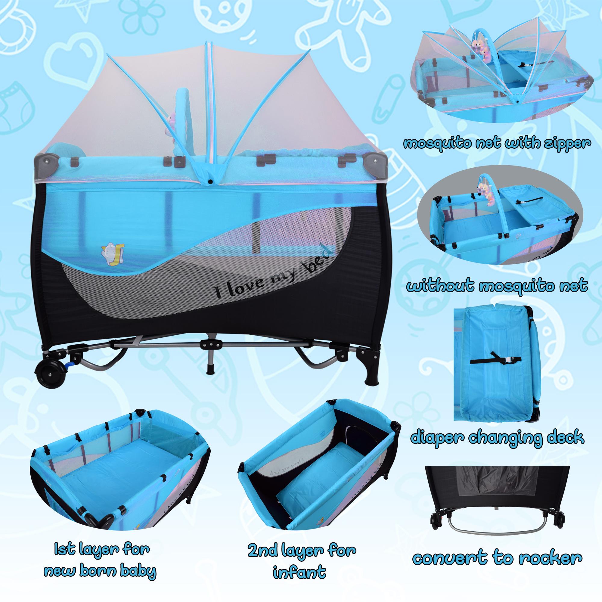 Cool Baby 702 Infant Baby Crib Convertible To Rocker And Playpen With Mosquito Net Price List In The Philippines January Ph Santiagueno Com