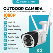 V380 Pro Panoramic Wireless CCTV Camera with Night Vision
