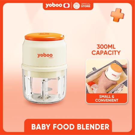 Yoboo Baby Food Blender: Wireless, Portable, High Speed, Easy Clean