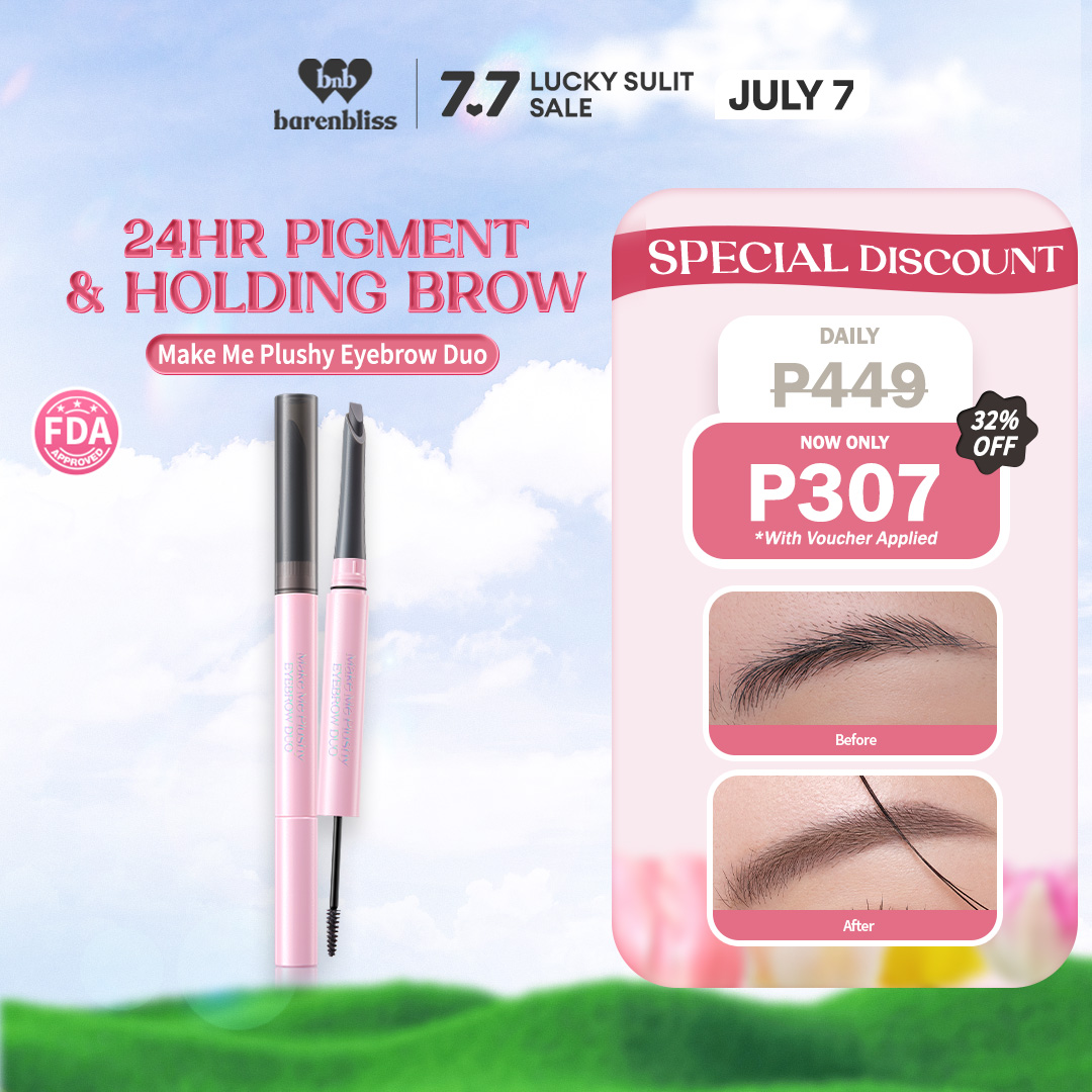 Discount on barenbliss  shoes - SKU: barenbliss BNB Make Me Plushy Eyebrow I Duo 2-in-1 Eyebrow Browcara l Water-Smudge-Sweat-proof I 24H
