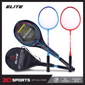 Elite Strike 2-Player Badminton Set with 3/4 Carry Bag