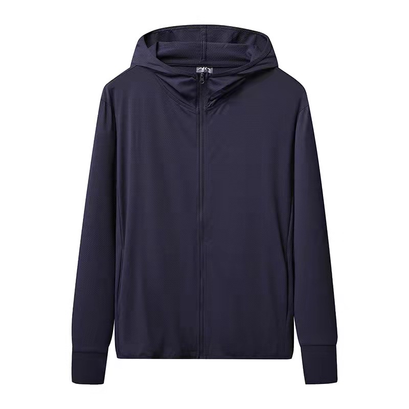 Uniqlo Airism UV Protection Zipped Hoodie(Women) - Navy Blue 