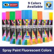 Bosny Fluorescent Spray Paint - Bright, Glowing Colors