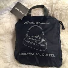 stowaway packable 45l duffel