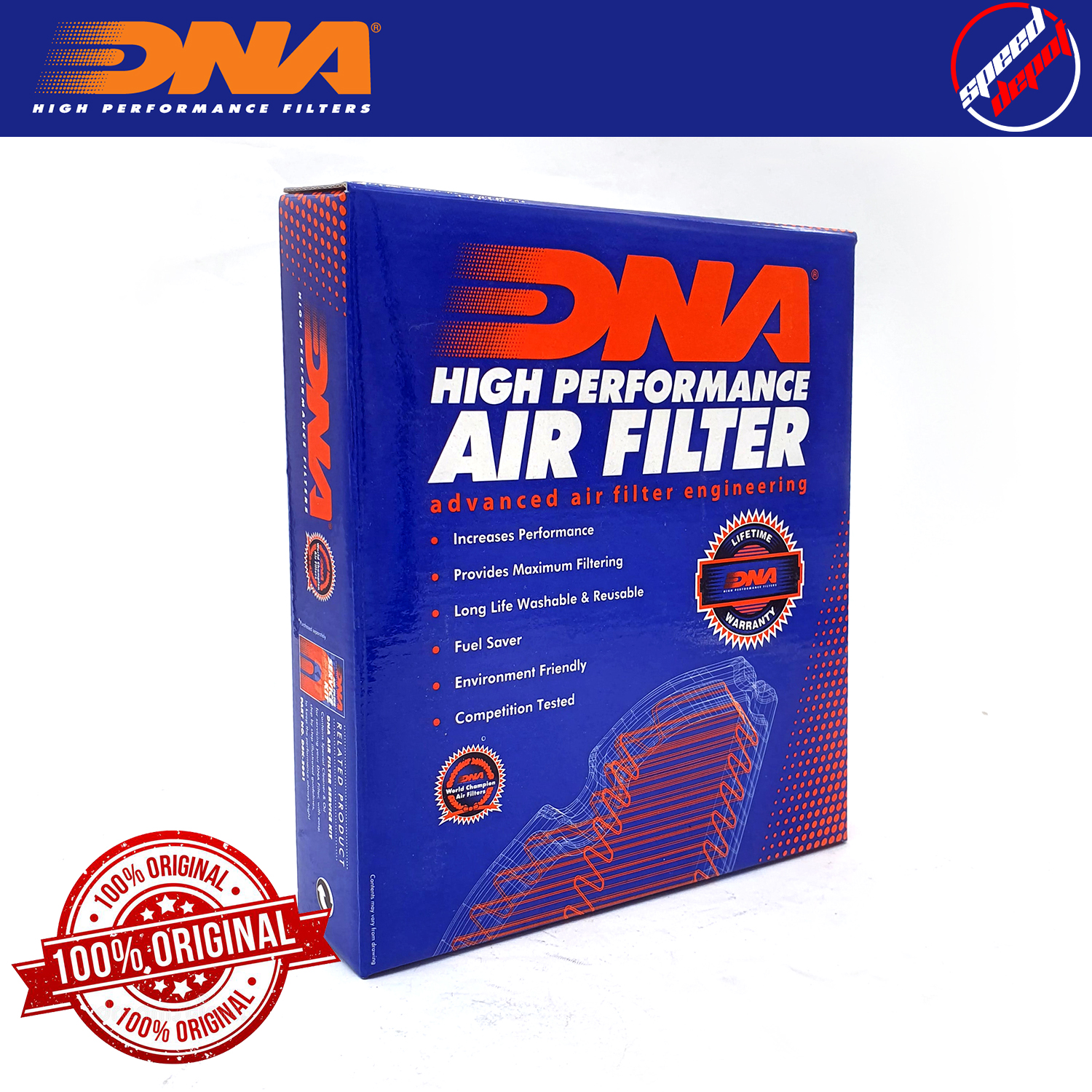 DNA High Performance Luftfilter Für Triumph Trident 660 & Tiger Sport 660 (2021–2024)