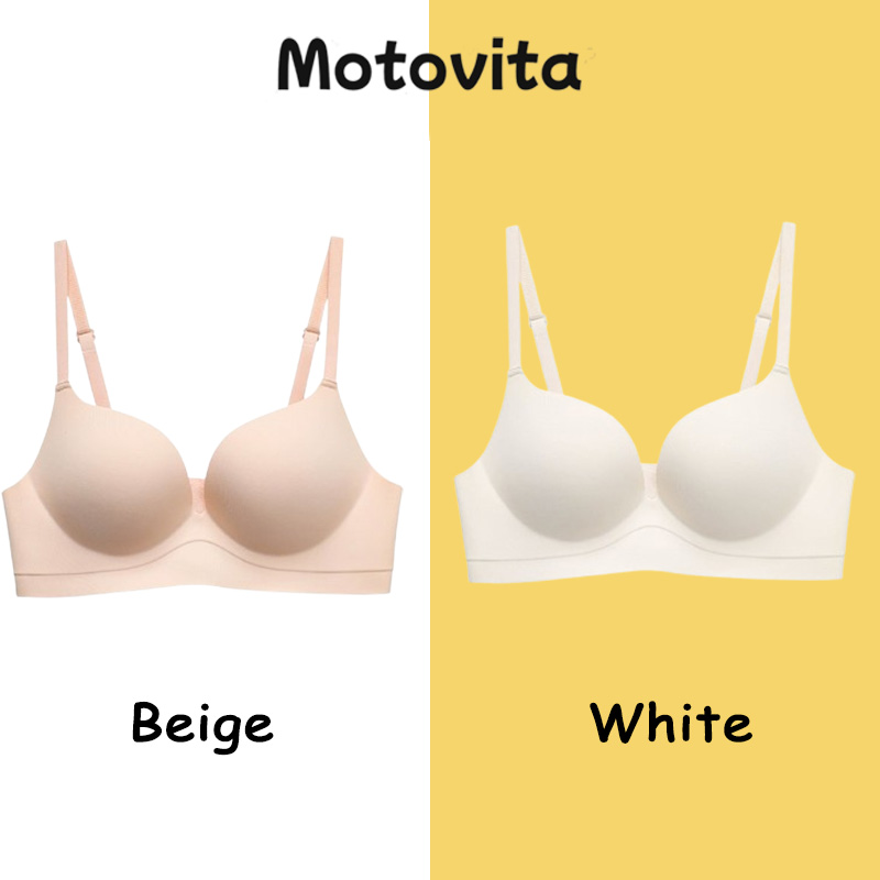Motovita Women Breathable Seamless Bras One Piece Solid Color Sexy Traceless Lady Underwear Soft Skin Friendly Push-up Anti Sagging Women's Bra - Image 4