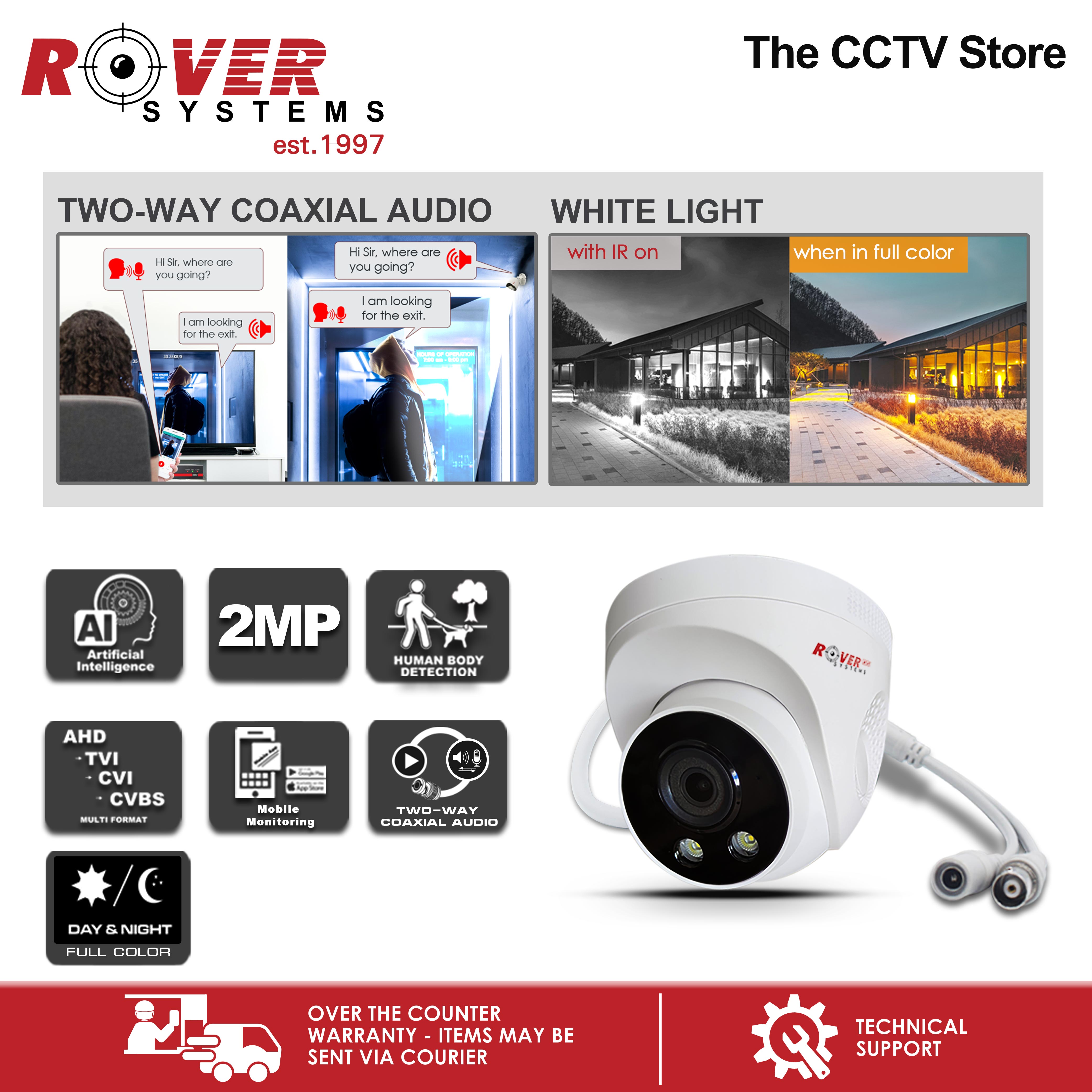 Rover 2MP Smart Portable Battery Operated CCTV Camera Wireless