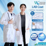 WL Lab Gown - Long Sleeves - Breathable White Coat