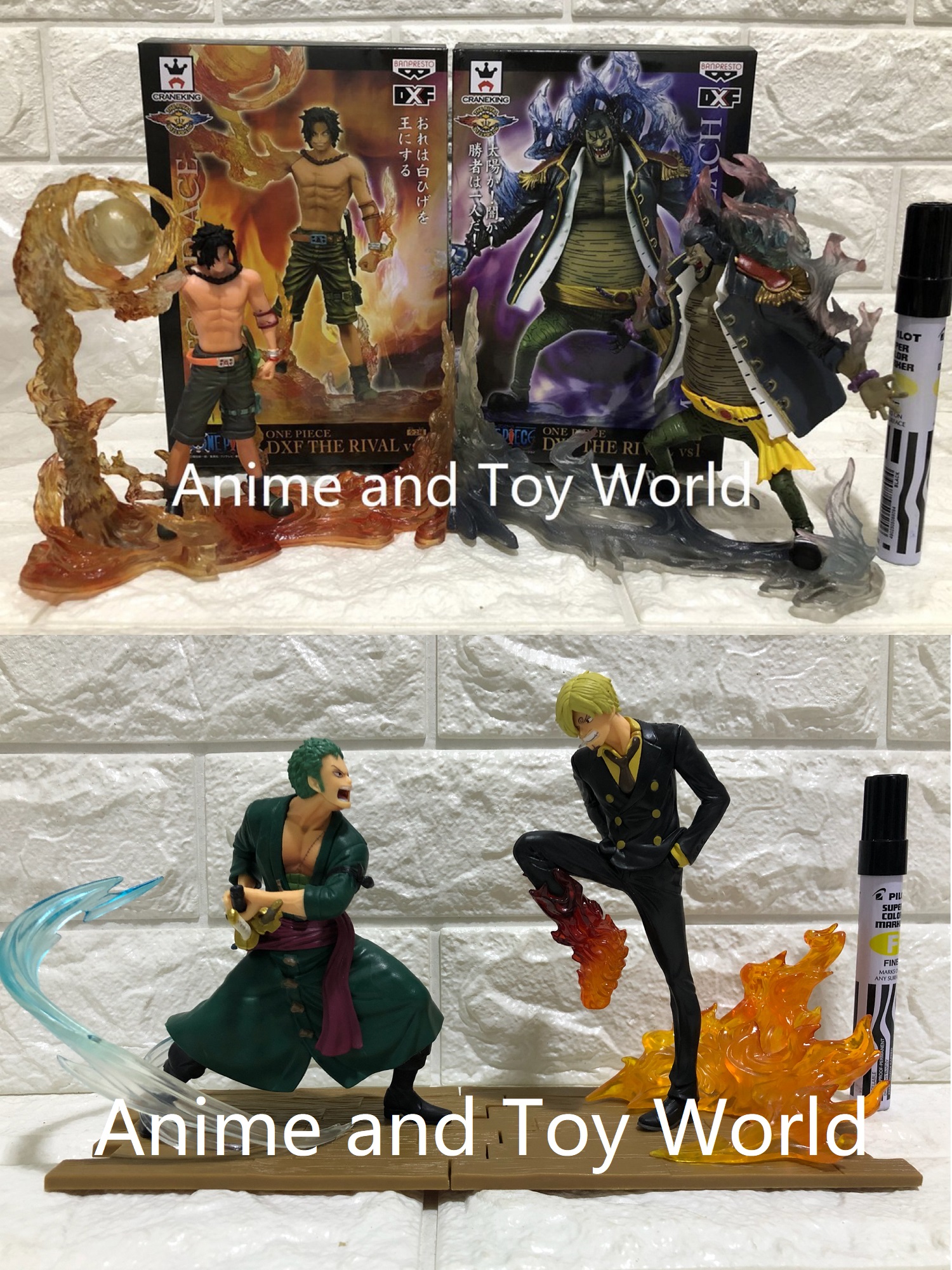 Luffy and Zoro Wano figures : r/OnePiece