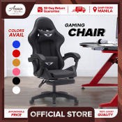 Amaia Full Black Gaming Massage Office Swivel Chair
