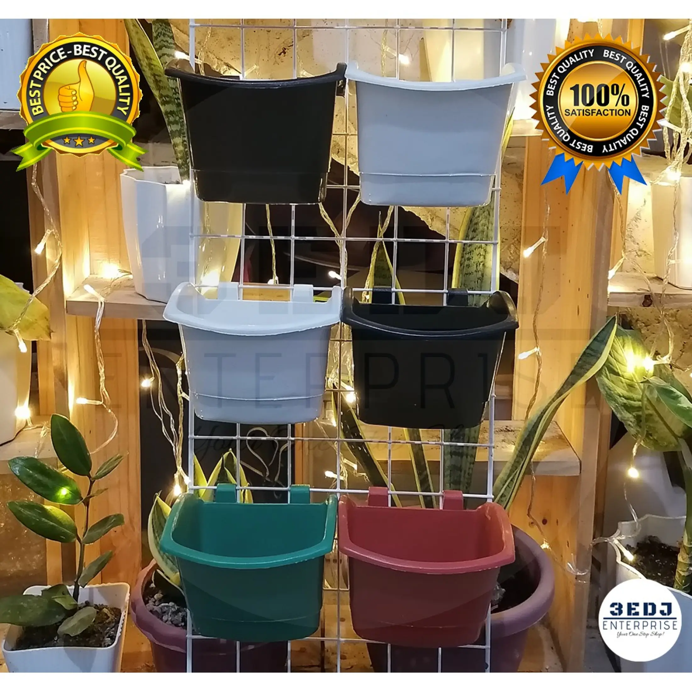 Spot Hot Sale New Design Vertical Hanging Pots Single Wide Version Lazada Ph