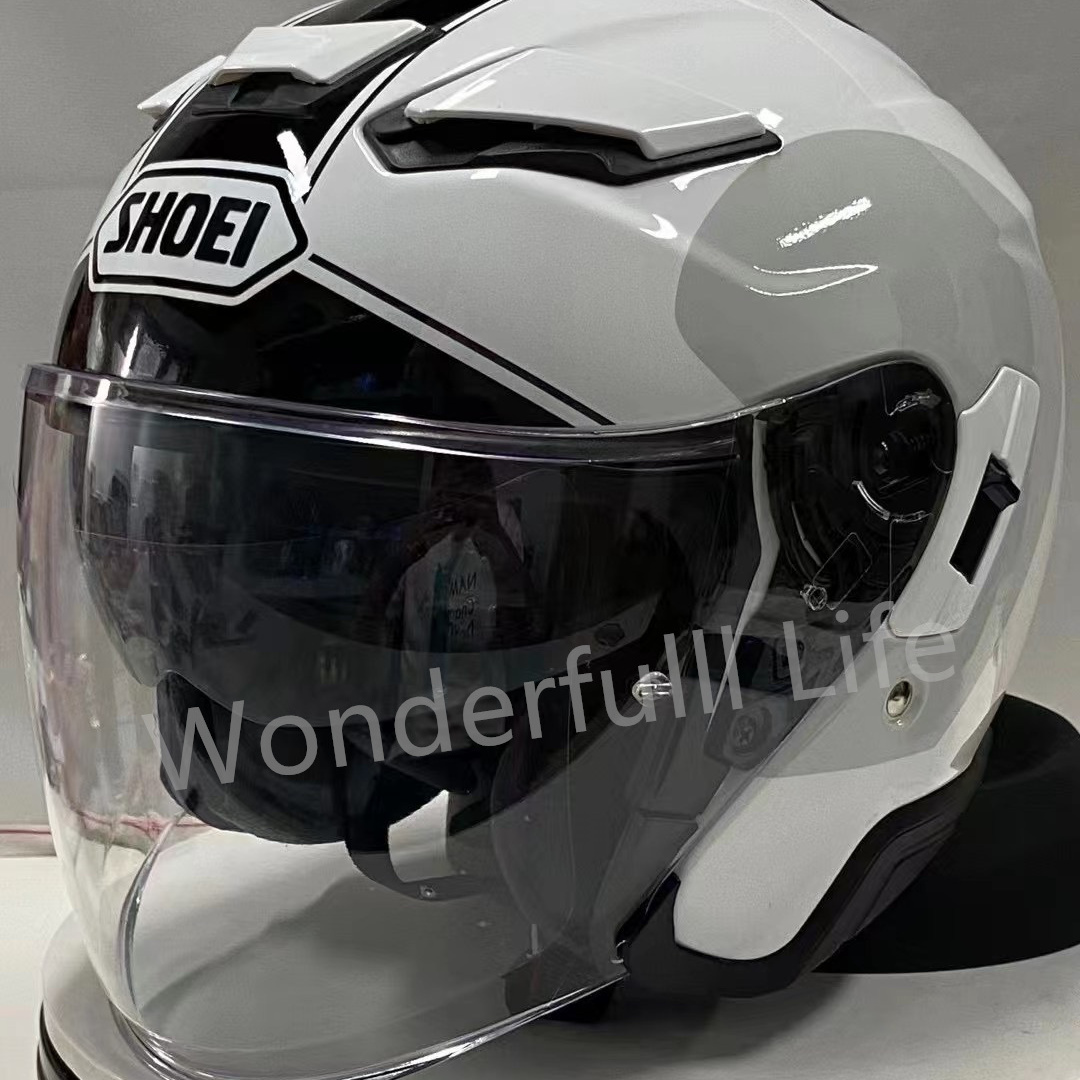 harga helm half face shoei