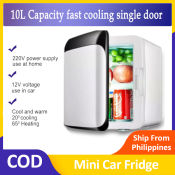 Portable 10L Cooling and Warming Mini Fridge by Hcalory